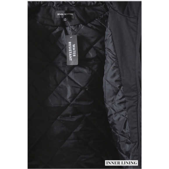 Zenana Outfitters OVER SIZE BLACK HOODED JACKET - Picture 5 of 8